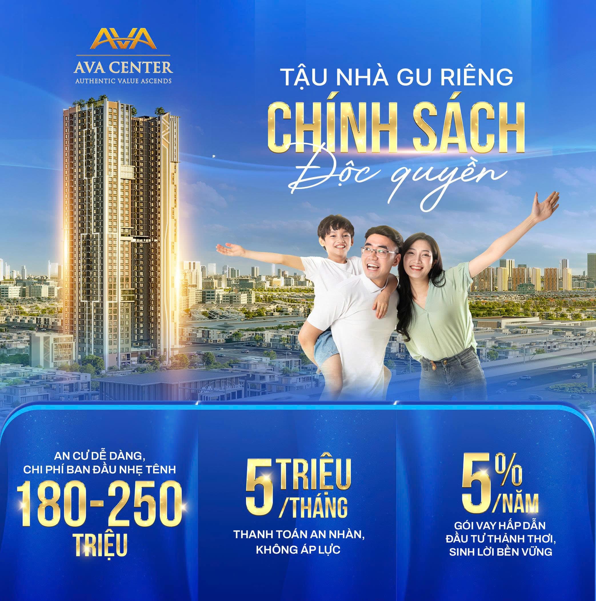 Chính sách mua dự án Ava Center Thuận An, Hồ Chí Minh