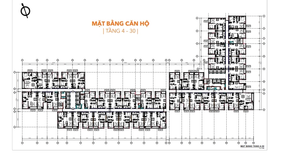 Mặt bằng tầng 4 30 căn hộ The Arpira Bình Dương Mặt bằng tầng 4 30 căn hộ The Arpira Bình Dương