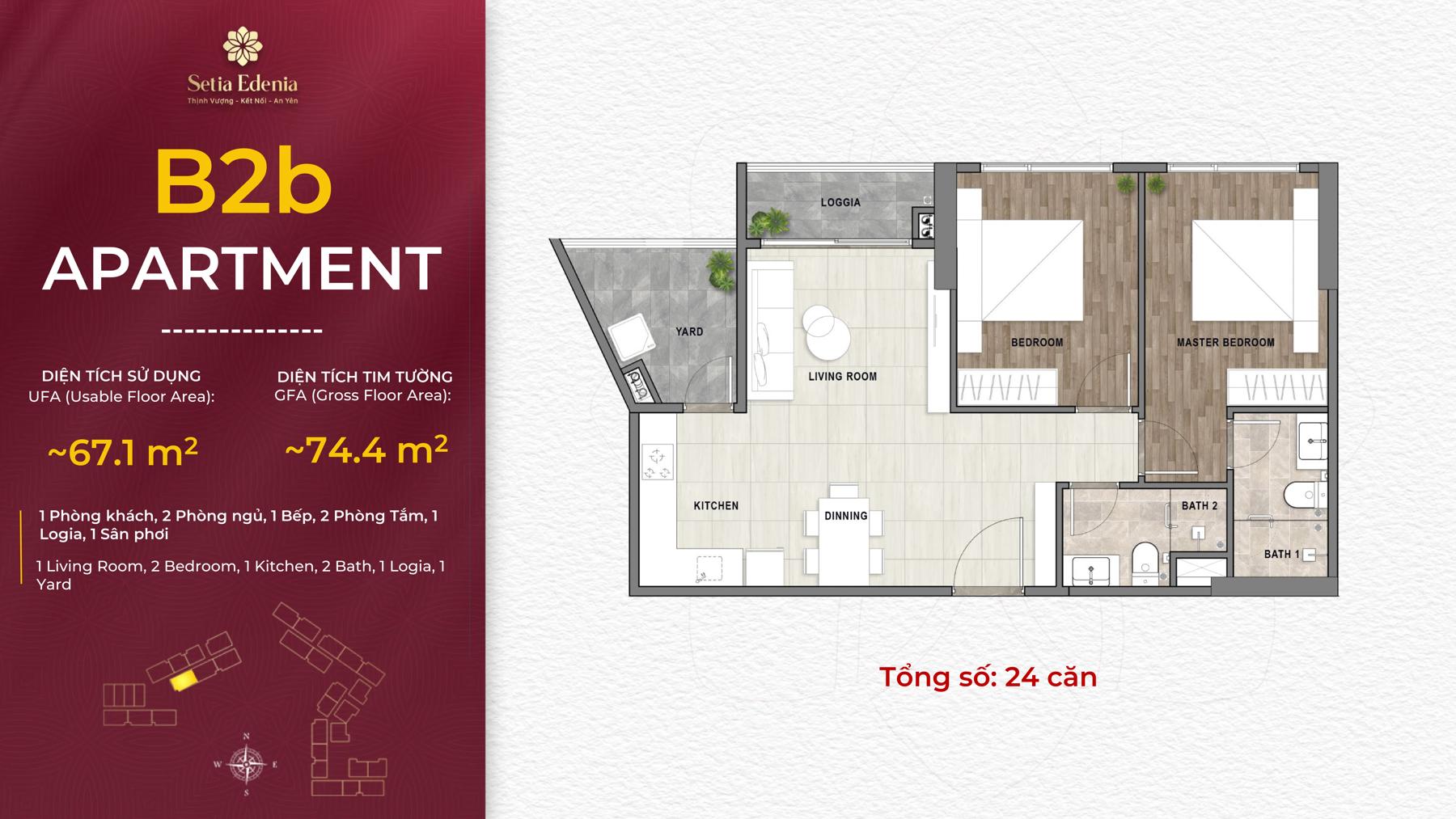 Setia Edenia Thiết kế căn hộ Setia Edenia