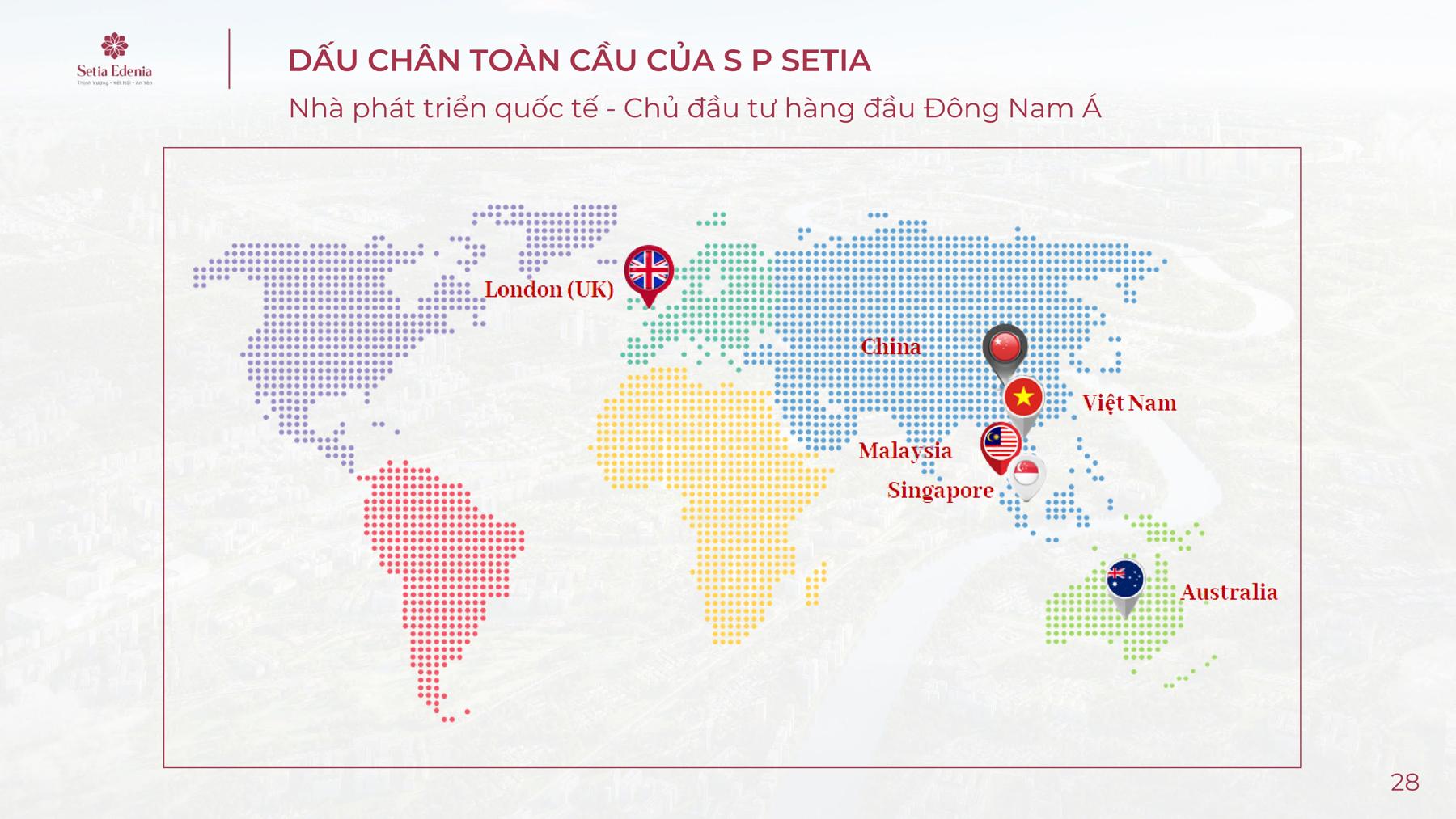 Setia Edenia Chủ đầu tư Setia đến từ Malaysia uy tín hơn 50 năm kinh nghiệm
