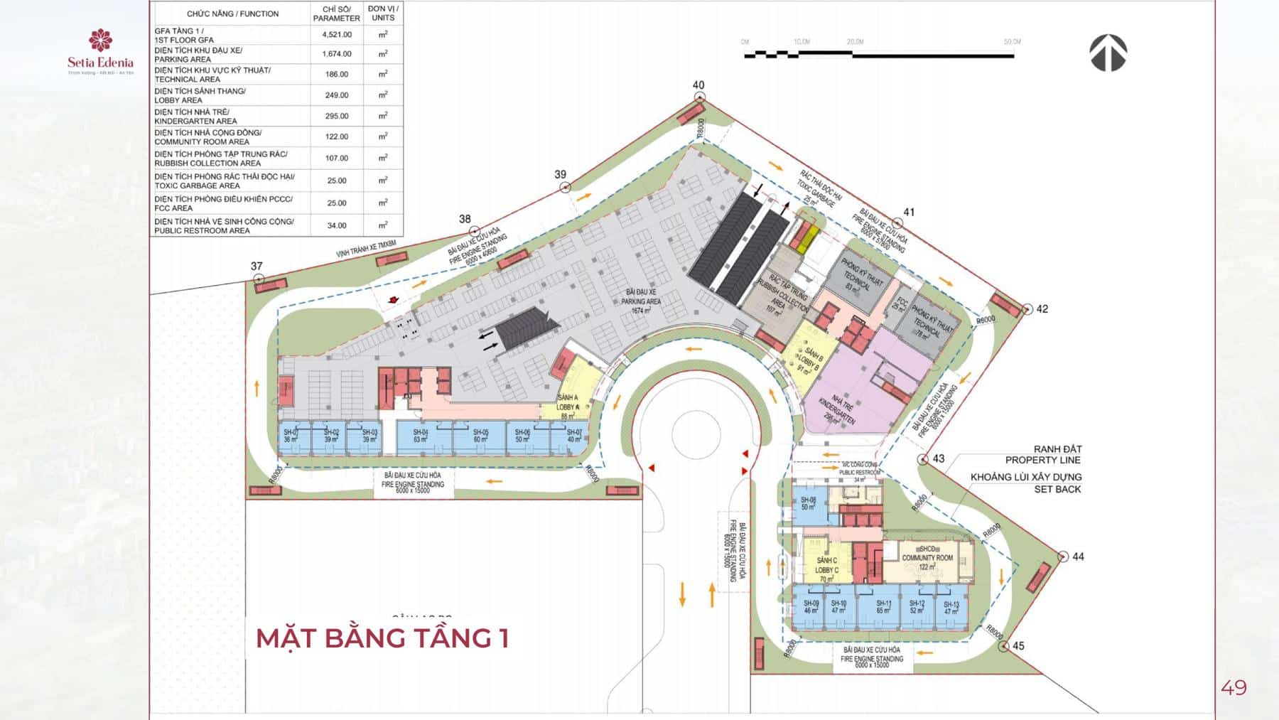 Setia Edenia Mặt bằng Setia Edenia
