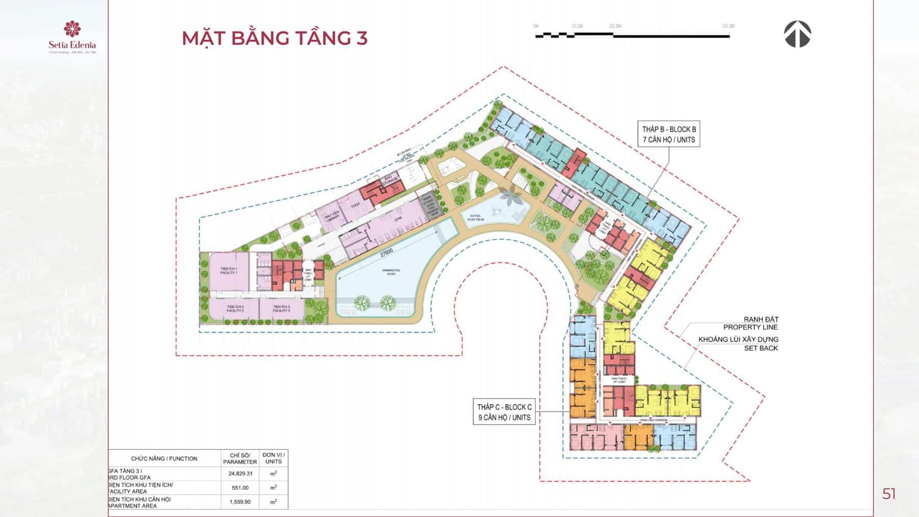 Setia Edenia Mặt bằng Setia Edenia