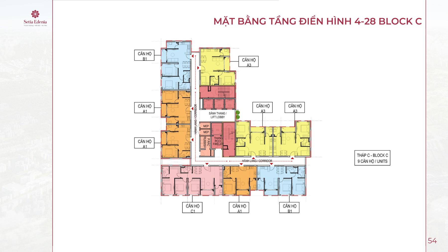 Setia Edenia Mặt bằng Setia Edenia