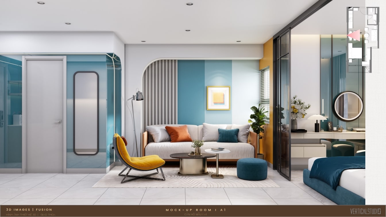 Thiết kế nhà mẫu 1 phòng ngủ The Aspira (1) Thiết kế nhà mẫu 1 phòng ngủ The Aspira (1)