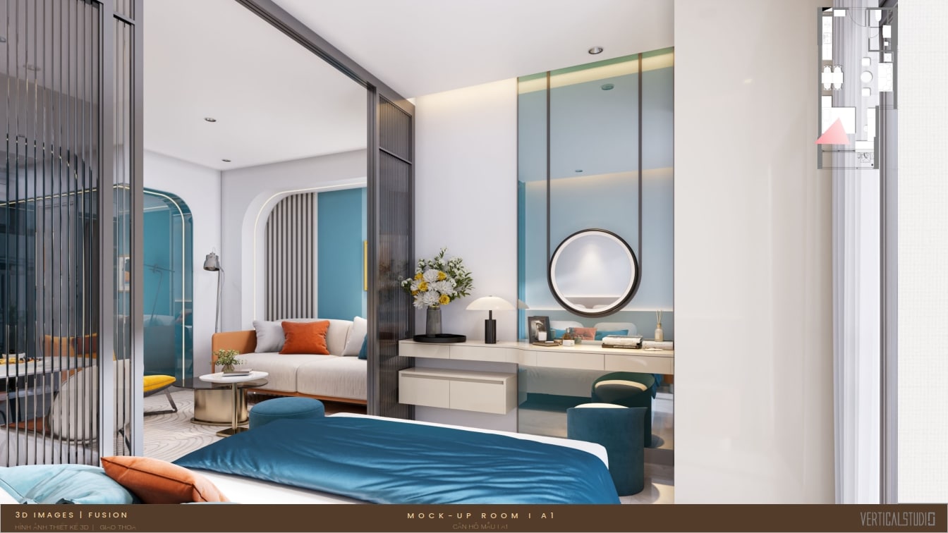 Thiết kế nhà mẫu 1 phòng ngủ The Aspira (6) Thiết kế nhà mẫu 1 phòng ngủ The Aspira (6)