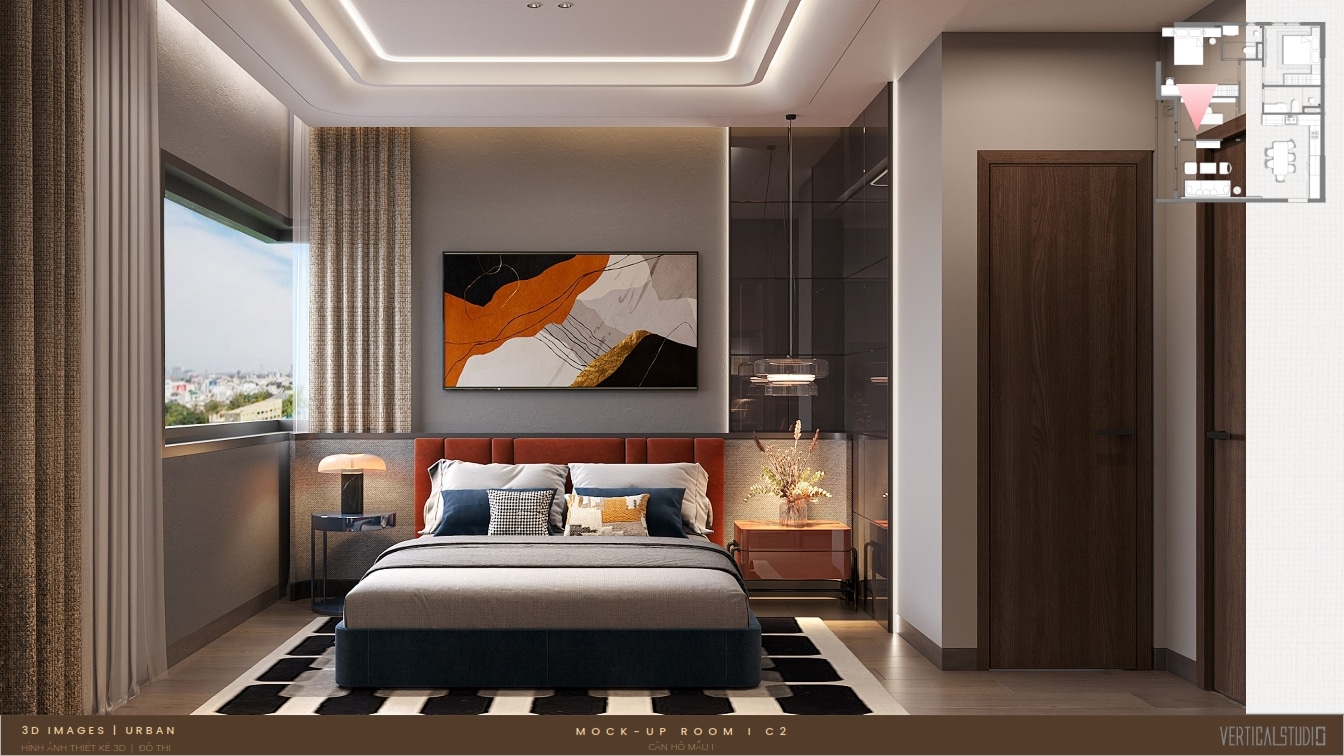 Thiết kế nhà mẫu 2 phòng ngủ góc The Aspira (10) Thiết kế nhà mẫu 2 phòng ngủ góc The Aspira (10)