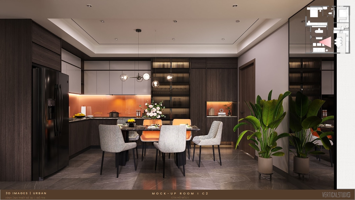 Thiết kế nhà mẫu 2 phòng ngủ góc The Aspira (7) Thiết kế nhà mẫu 2 phòng ngủ góc The Aspira (7)