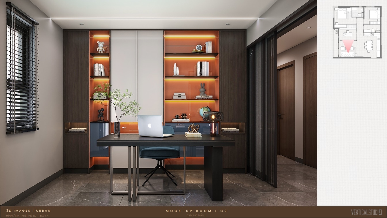 Thiết kế nhà mẫu 2 phòng ngủ góc The Aspira (9) Thiết kế nhà mẫu 2 phòng ngủ góc The Aspira (9)