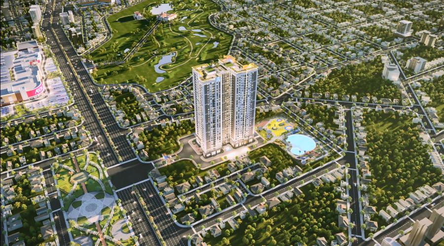 DIAMOND BOULEVARD thiết kế dự án căn hộ Diamond Boulevard - nhà mẫu diamond boulevard