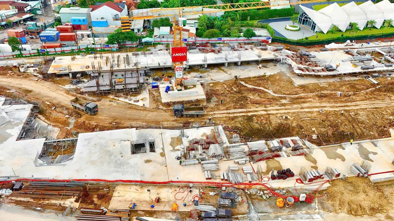 Tiến độ dự án căn hộ chung cư The Gió Riverside Bình Dương chủ đầu tư An Gia