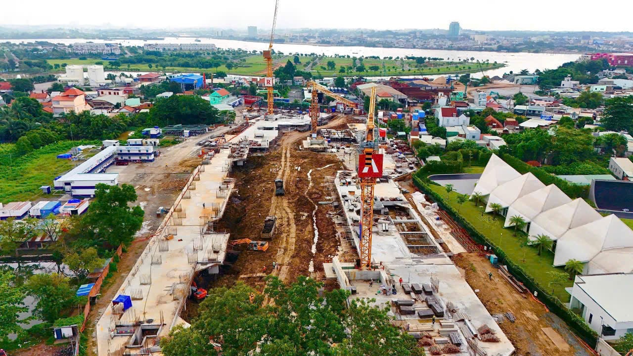 Tiến độ dự án căn hộ chung cư The Gió Riverside Bình Dương chủ đầu tư An Gia