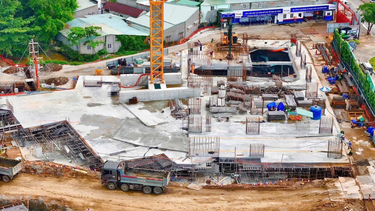 Tiến độ dự án căn hộ chung cư The Gió Riverside Bình Dương chủ đầu tư An Gia