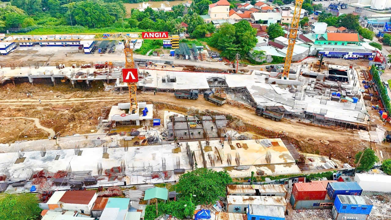 Tiến độ dự án căn hộ chung cư The Gió Riverside Bình Dương chủ đầu tư An Gia