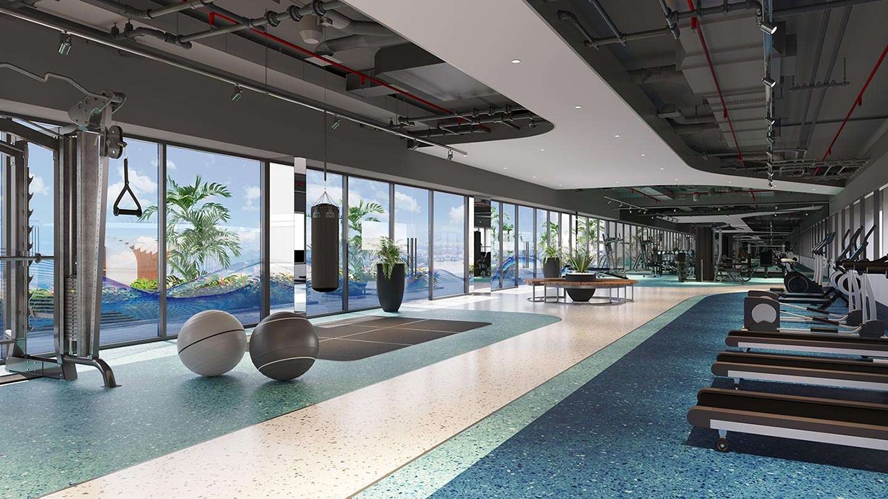 Tiện ích phòng Gym tại The Gió Riverside Tiện ích dự án căn hộ chung cư The Gió Riverside Bình Dương chủ đầu tư An Gia