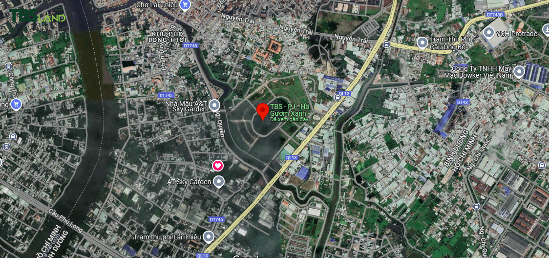 vị trí dự án hồ gươm xanh