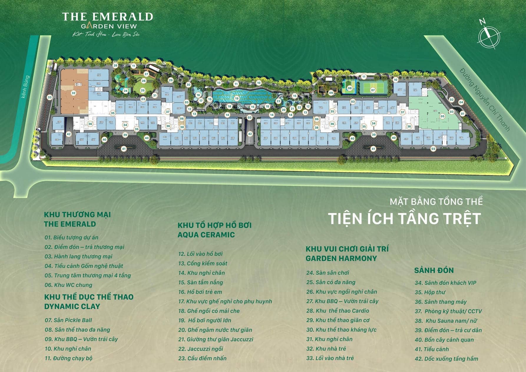 Tiện ích The Emerald Garden View