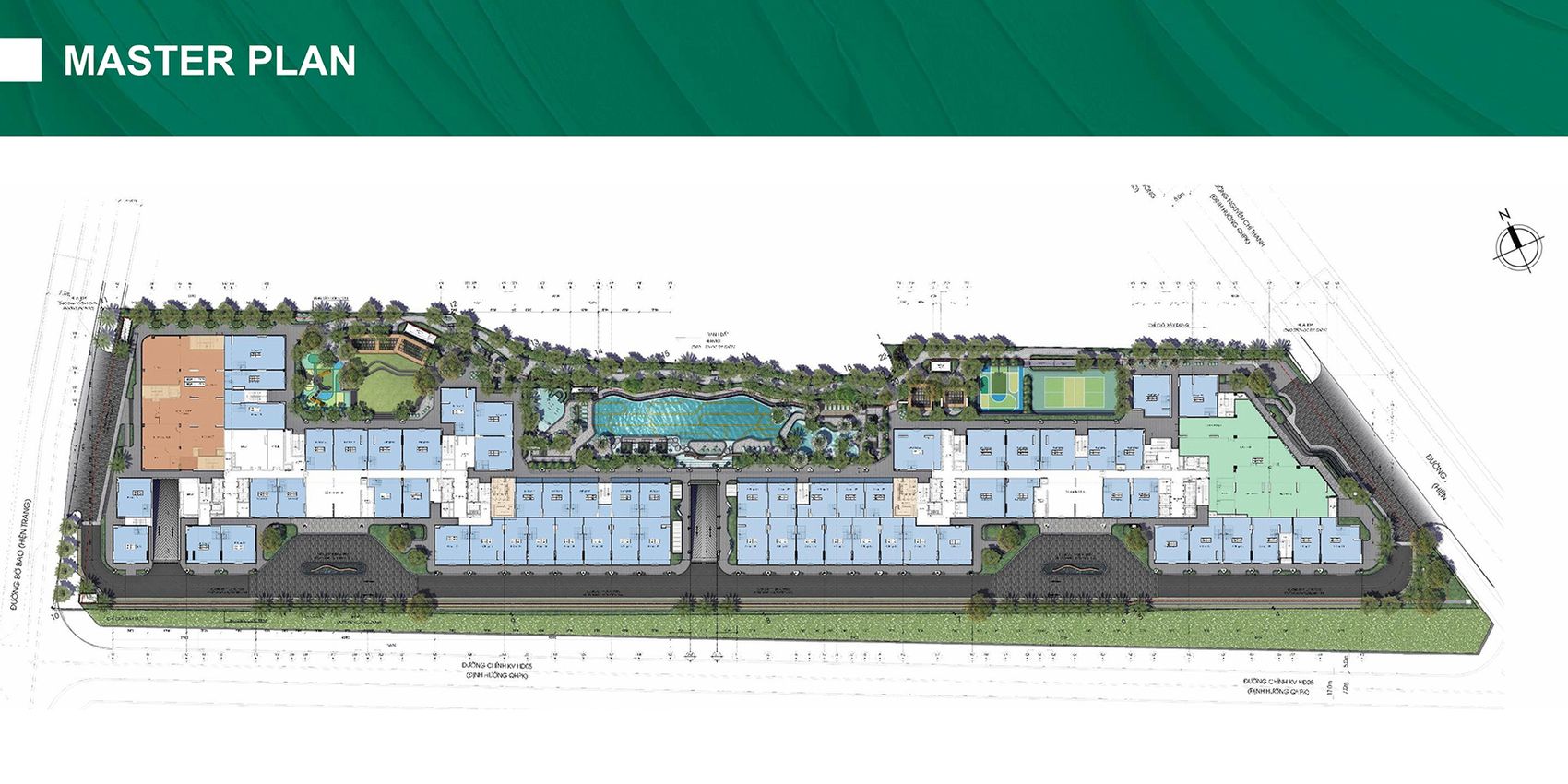 MẶT BẰNG TỔNG THỂ DỰ ÁN THE EMERALD GARDEN VIEW